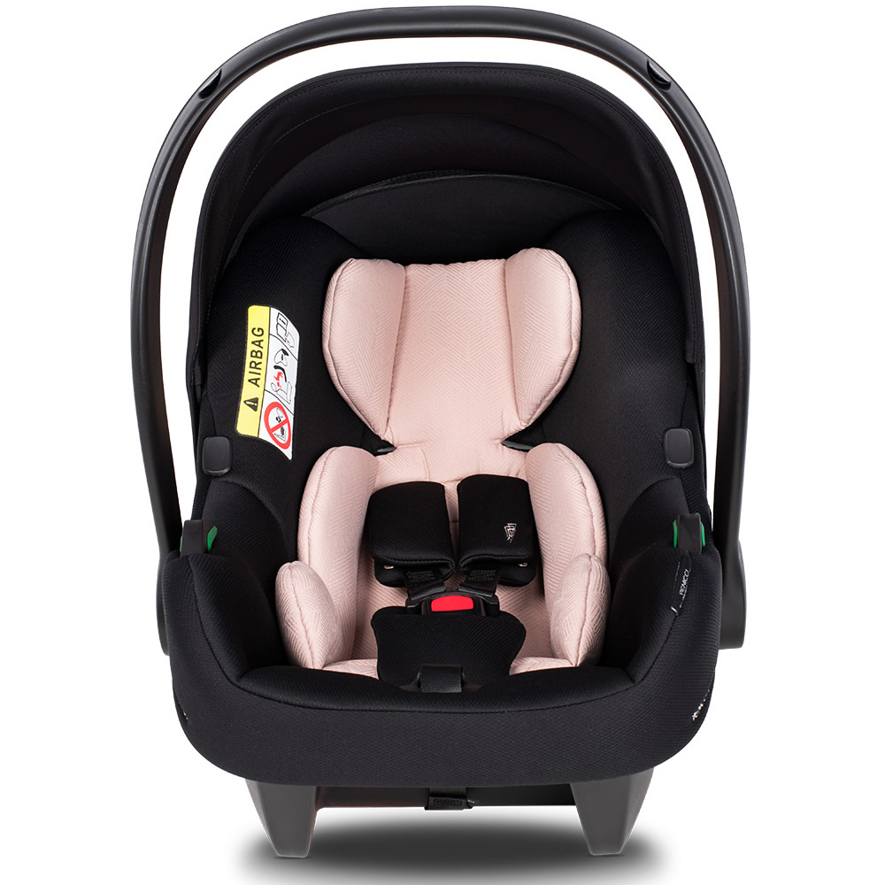 Venicci Upline 3 in 1 Travel System Bundle, Misty Rose